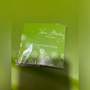 NWT Vera Bradley Rolling Luggage Lock